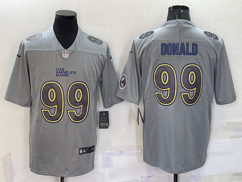 Men Los Angeles Rams #99 Donald Grey 2022 Nike Limited Vapor Untouchable NFL Jerseys